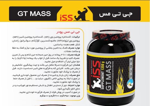 جی تی مس 2700 گرمی ISS با طعم شکلات (تاریخ انقضا2027/02/30)