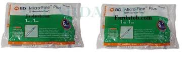 سرنگ انسولین BD یک سی سی آمریکایی