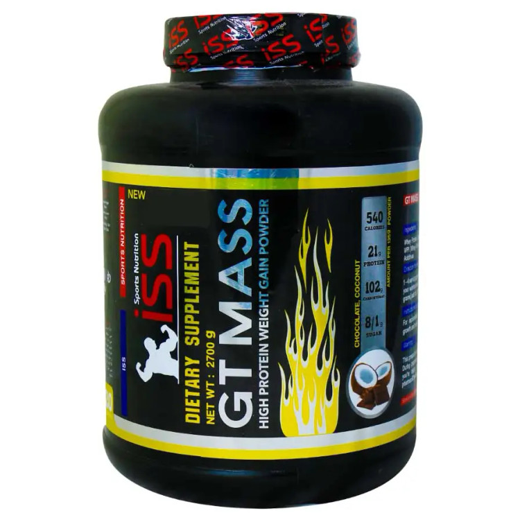 جی تی مس 2700 گرمی ISS با طعم شکلات نارگیل خرید از طریق فروشگاه اینترنتی فاران طب