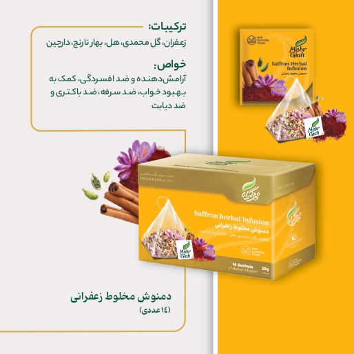 دمنوشهای گیاهی مهرگیاه در فروشگاه اینترنتی فاران طب www.faranteb.ir