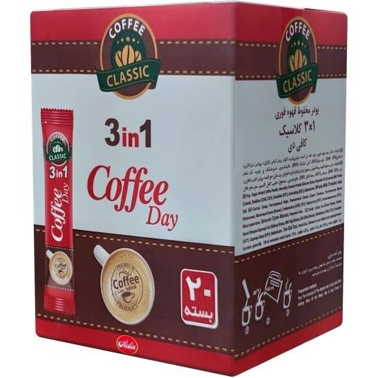 پودر قهوه کلاسیک 3در1 آیدین  بسته بندی 20عددی کد 3021_480